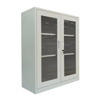 OUTLET MPV Estante Bajo Puerta Vidrio con Llave