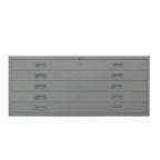 Planera Metálica Horizontal 5 Cajones con Llave