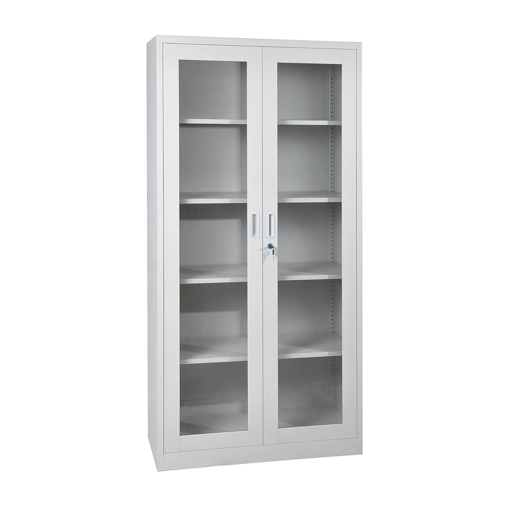 OUTLET SWG Estante 2 Puertas de Vidrio con Llave