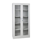 OUTLET SWG Estante 2 Puertas de Vidrio con Llave
